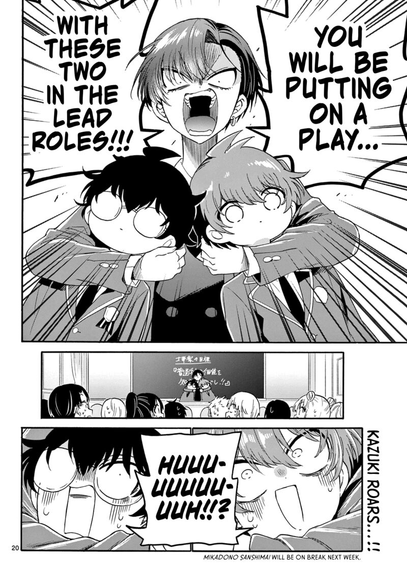 Mikadono Sanshimai Wa Angai Choroi Chapter 159 Page 20