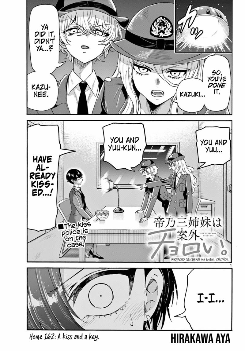 Mikadono Sanshimai Wa Angai Choroi Chapter 162 Page 1