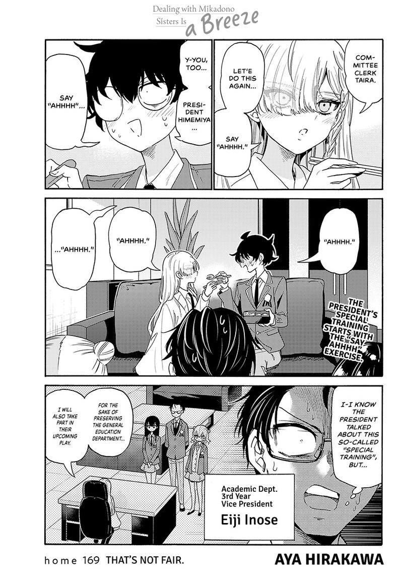 Mikadono Sanshimai Wa Angai Choroi Chapter 169 Page 2