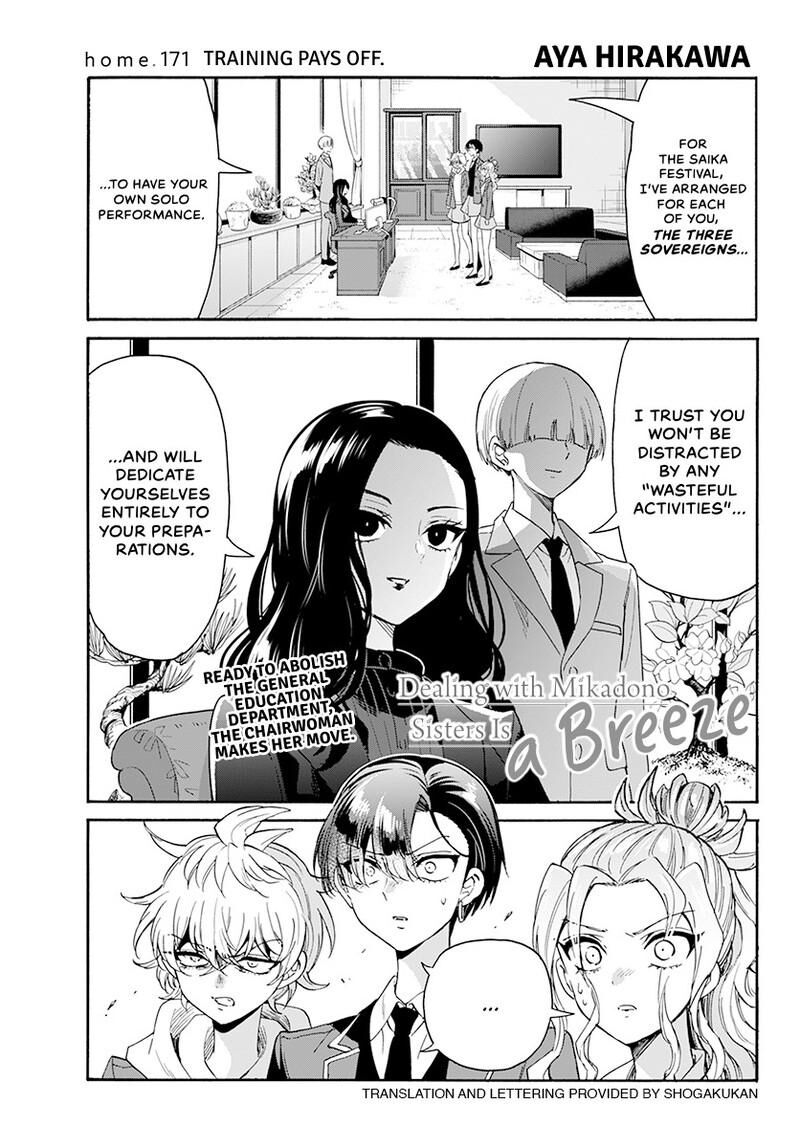 Mikadono Sanshimai Wa Angai Choroi Chapter 171 Page 2