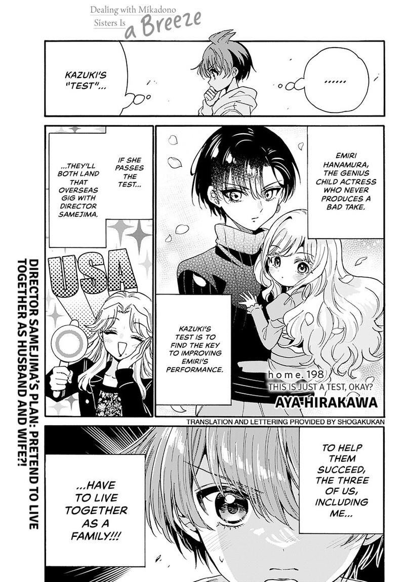 Mikadono Sanshimai Wa Angai Choroi Chapter 198 Page 2