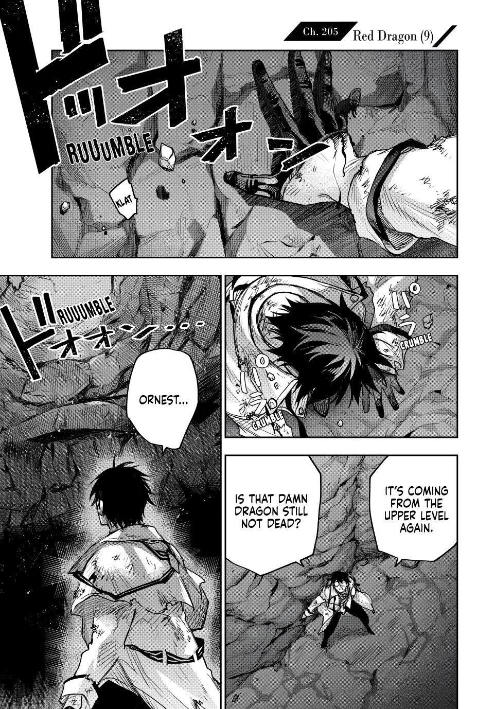 Mikata Ga Yowasugite Hojo Mahou Ni Tesshiteita Kyuutei Mahoushi Tsuihou Sarete Saikyou Wo Mezashimasu Chapter 205 Page 1