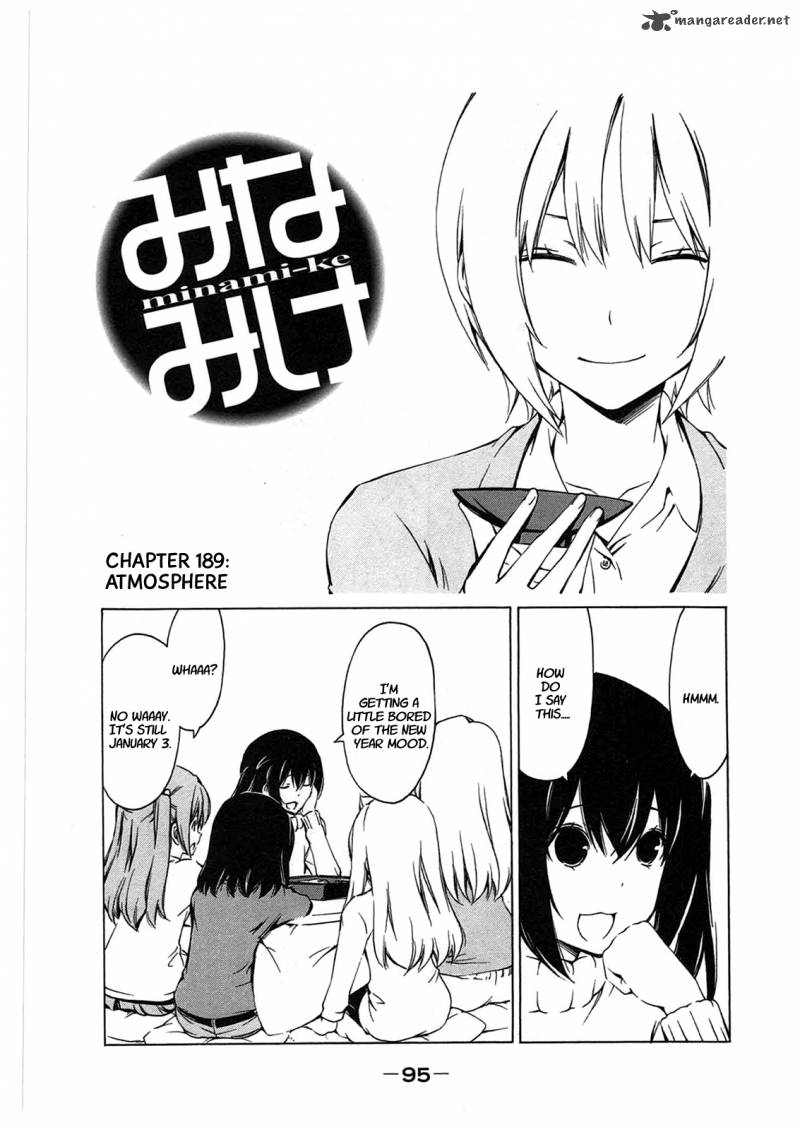 Minami Ke Chapter 189 Page 1