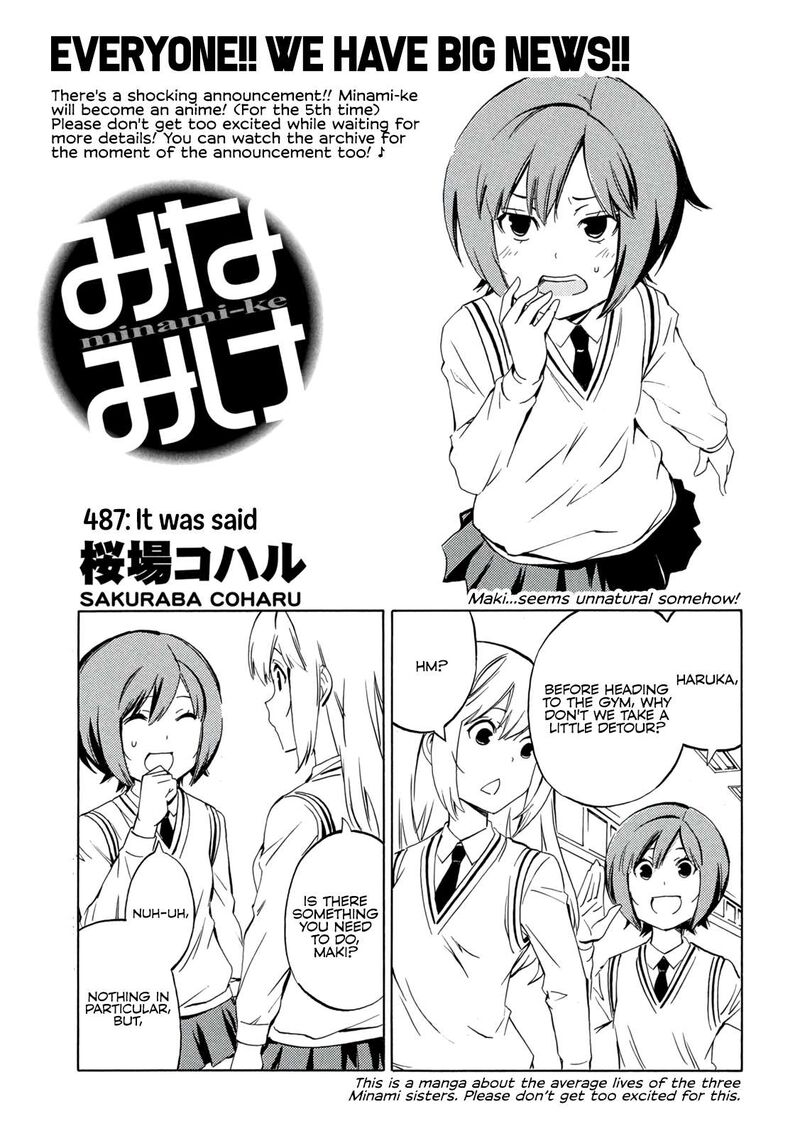 Minami Ke Chapter 487 Page 1