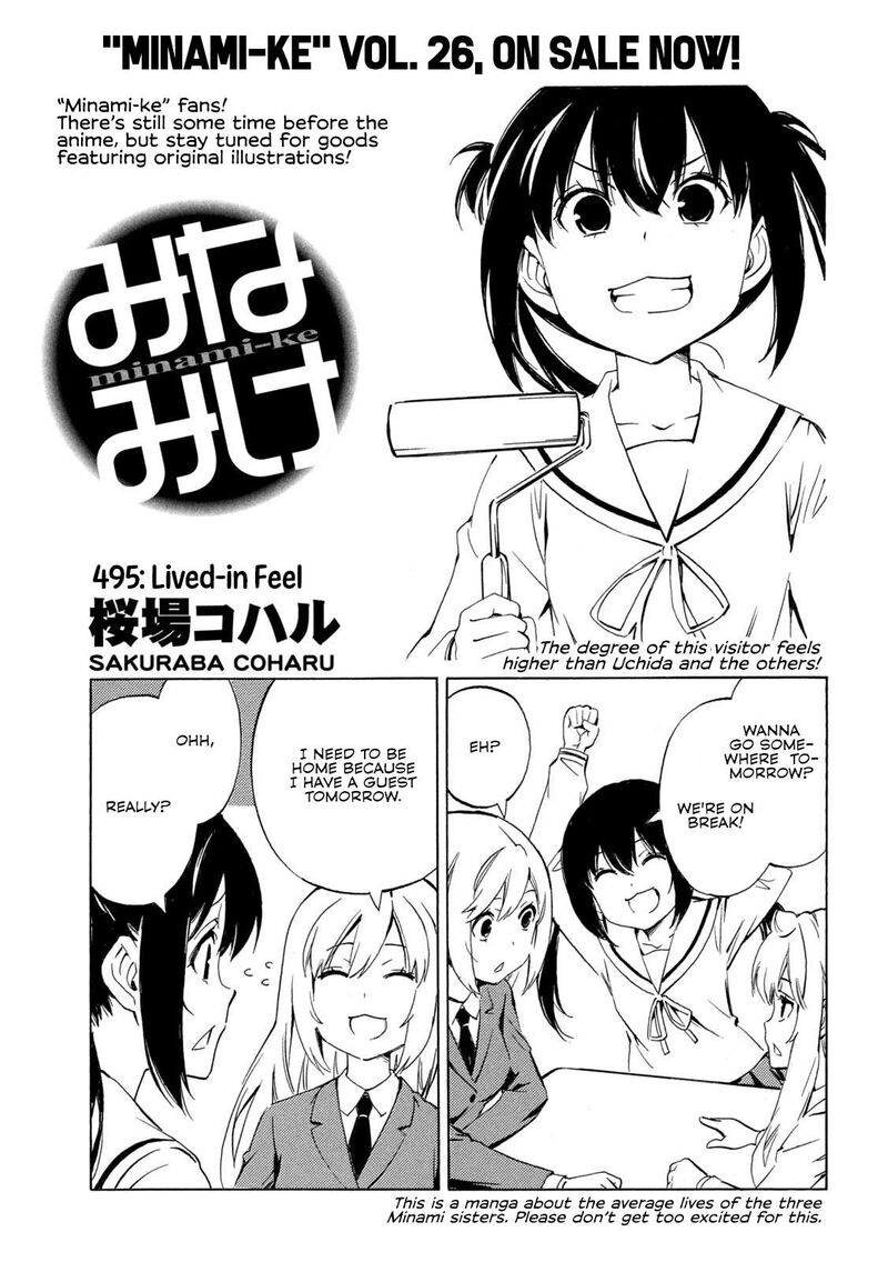 Minami Ke Chapter 495 Page 1