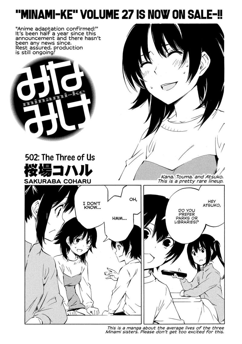 Minami Ke Chapter 502 Page 1