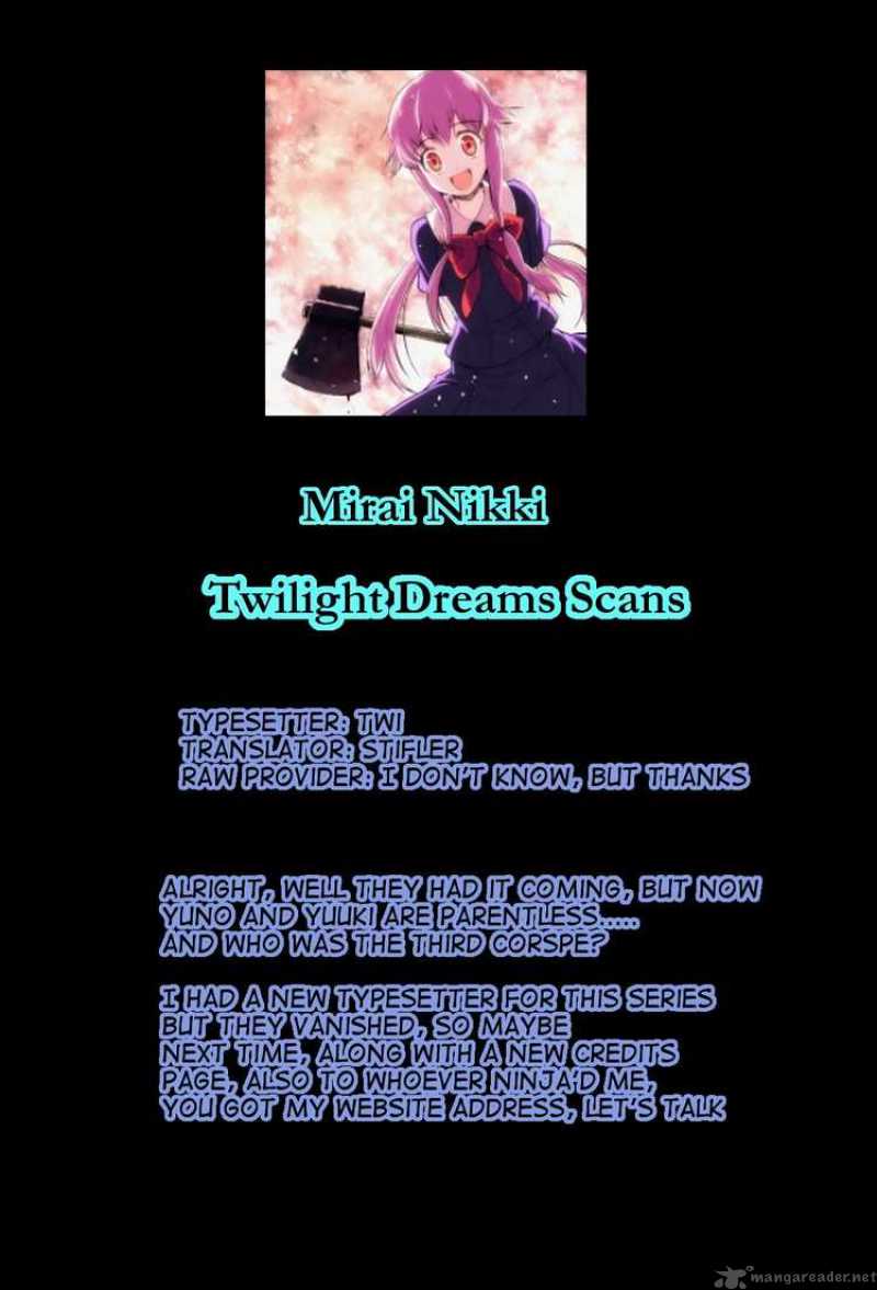 Mirai Nikki Chapter 34 Page 37