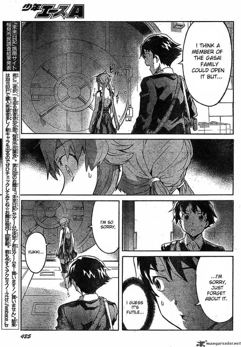 Mirai Nikki Chapter 46 Page 9