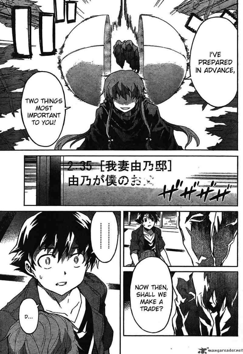 Mirai Nikki Chapter 55 Page 32