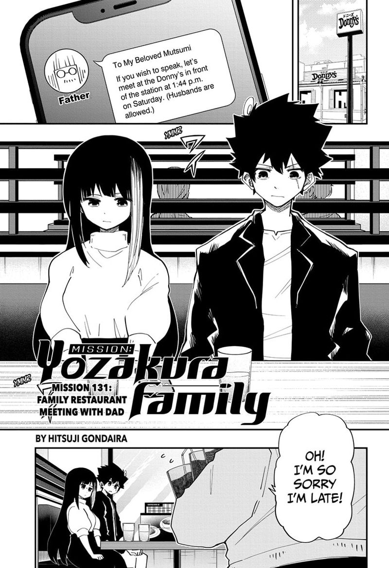 Mission Yozakura Family Chapter 131 Page 1