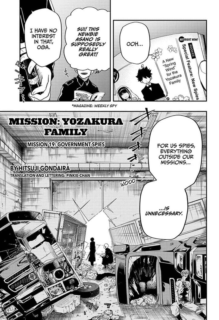 Mission Yozakura Family Chapter 19 Page 1