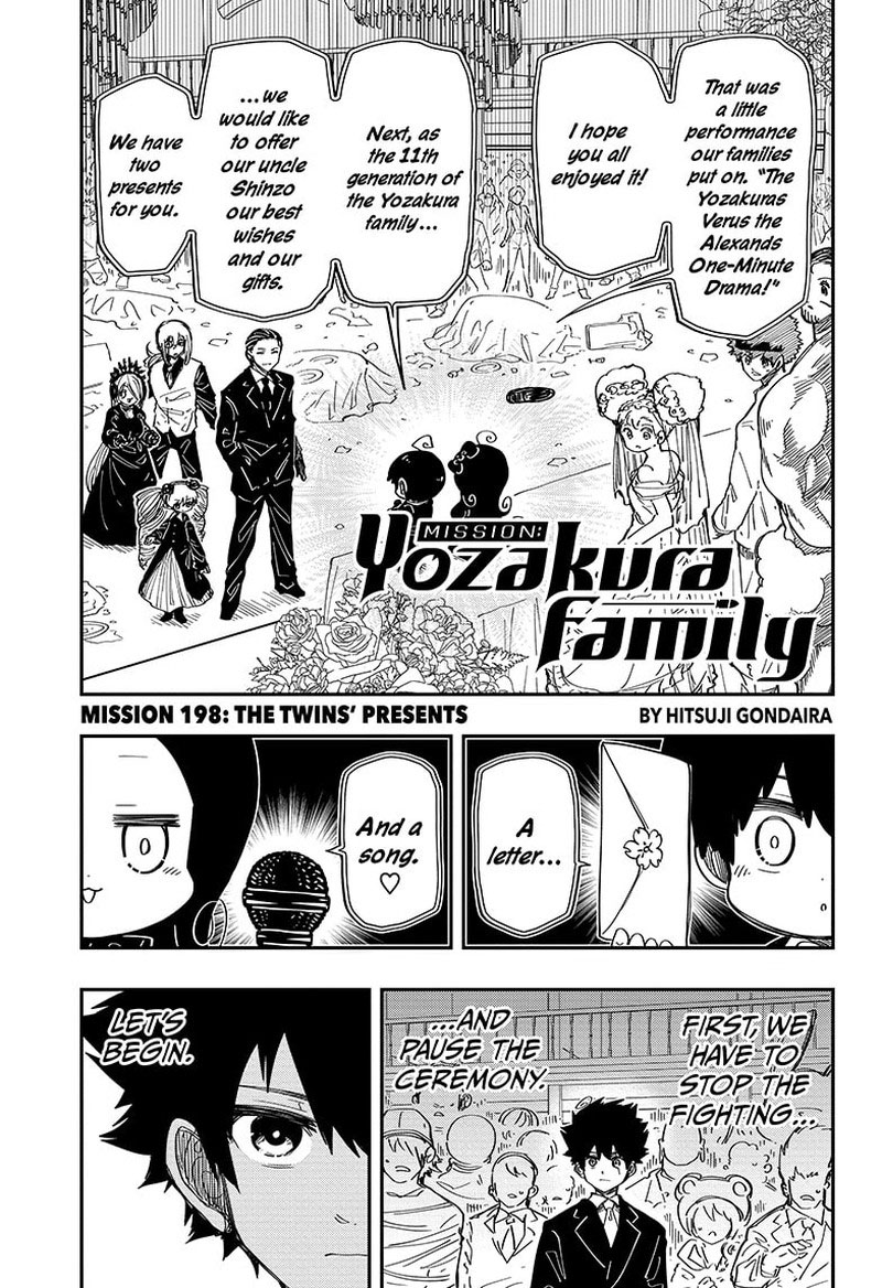 Mission Yozakura Family Chapter 198 Page 1