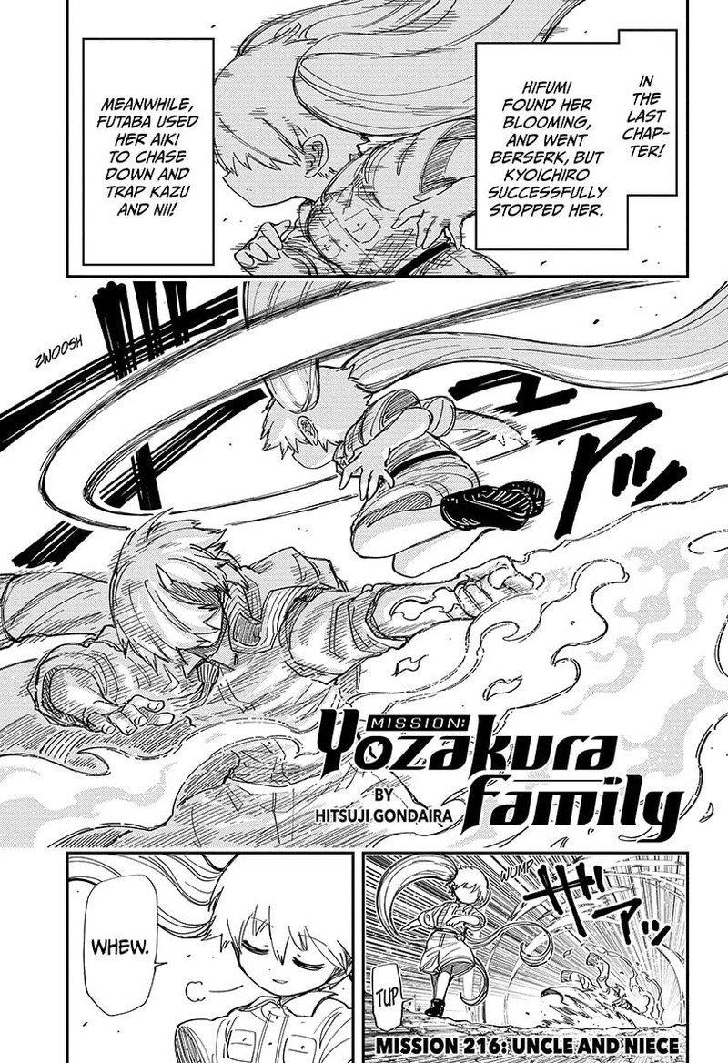 Mission Yozakura Family Chapter 216 Page 1