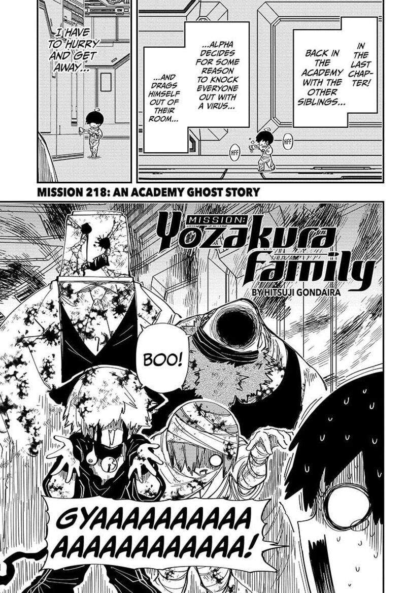 Mission Yozakura Family Chapter 218 Page 1