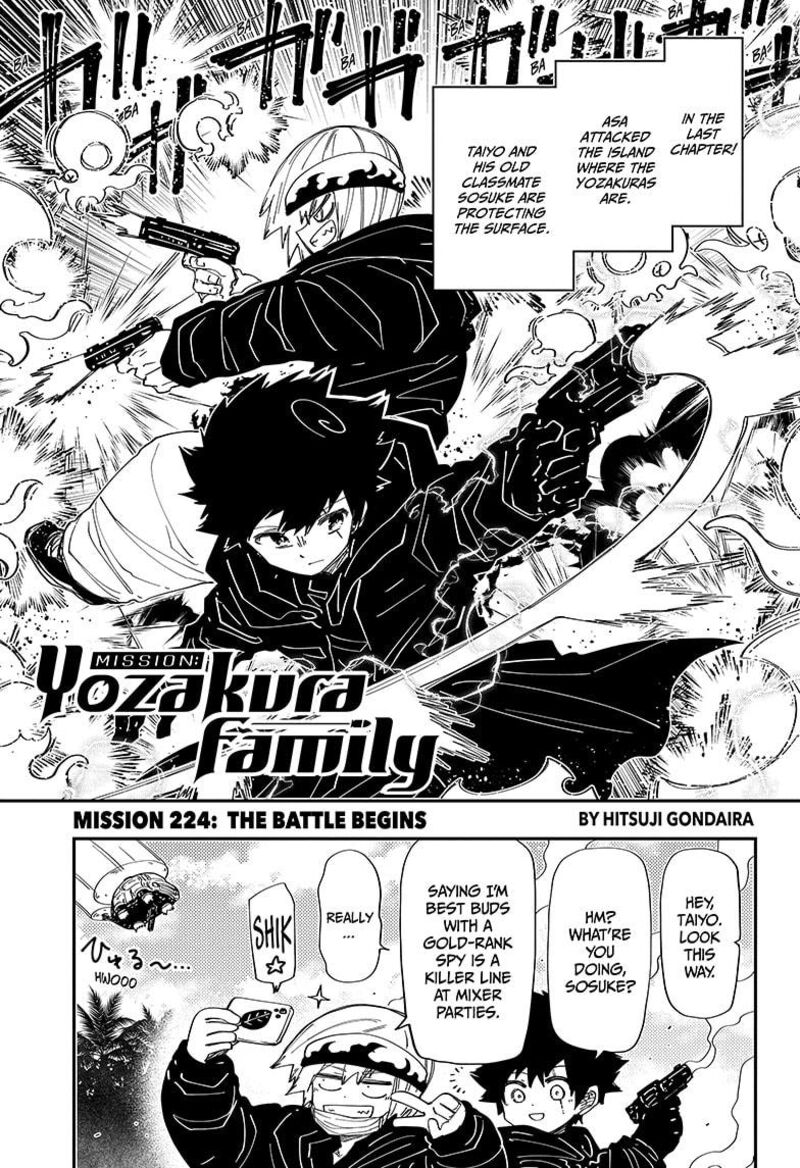 Mission Yozakura Family Chapter 224 Page 1