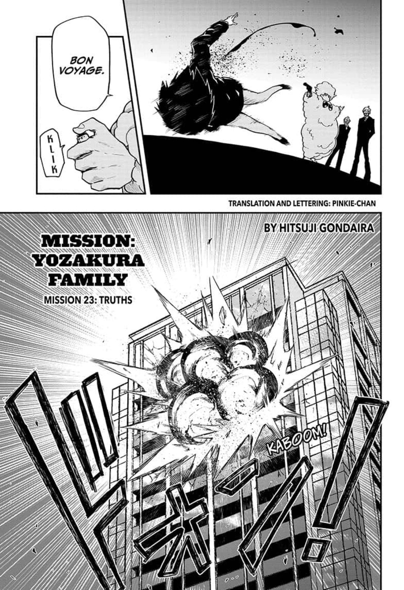 Mission Yozakura Family Chapter 23 Page 1