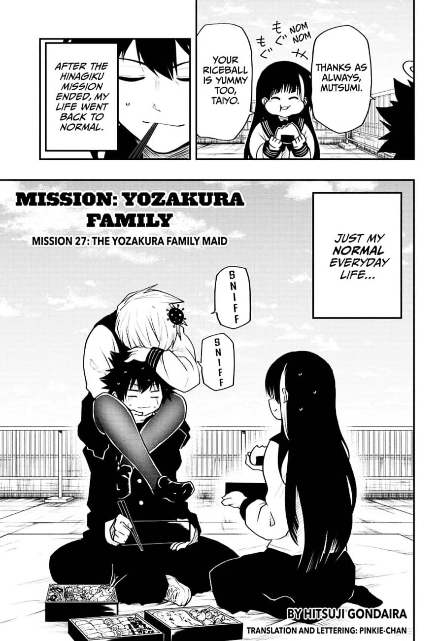 Mission Yozakura Family Chapter 27 Page 1