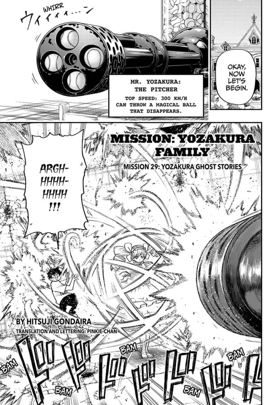 Mission Yozakura Family Chapter 29 Page 1