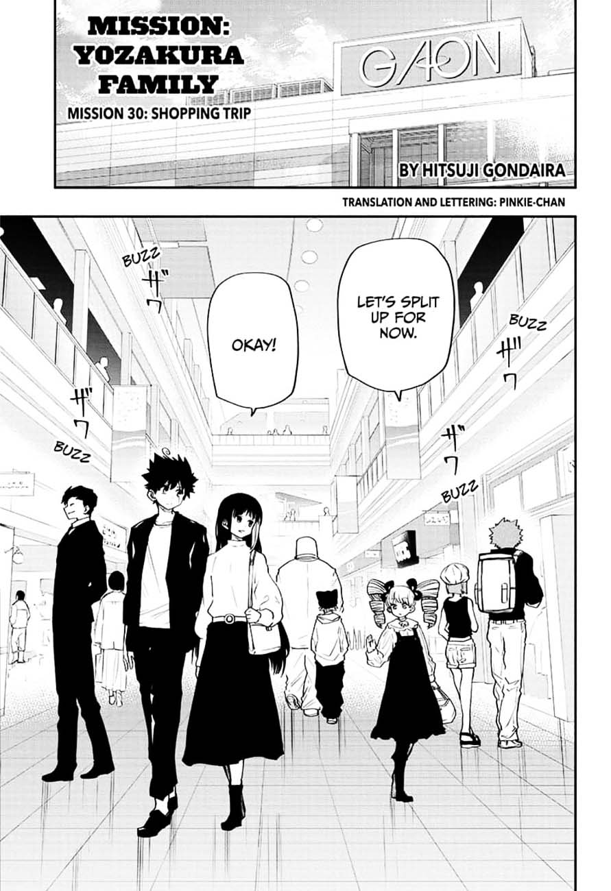 Mission Yozakura Family Chapter 30 Page 1