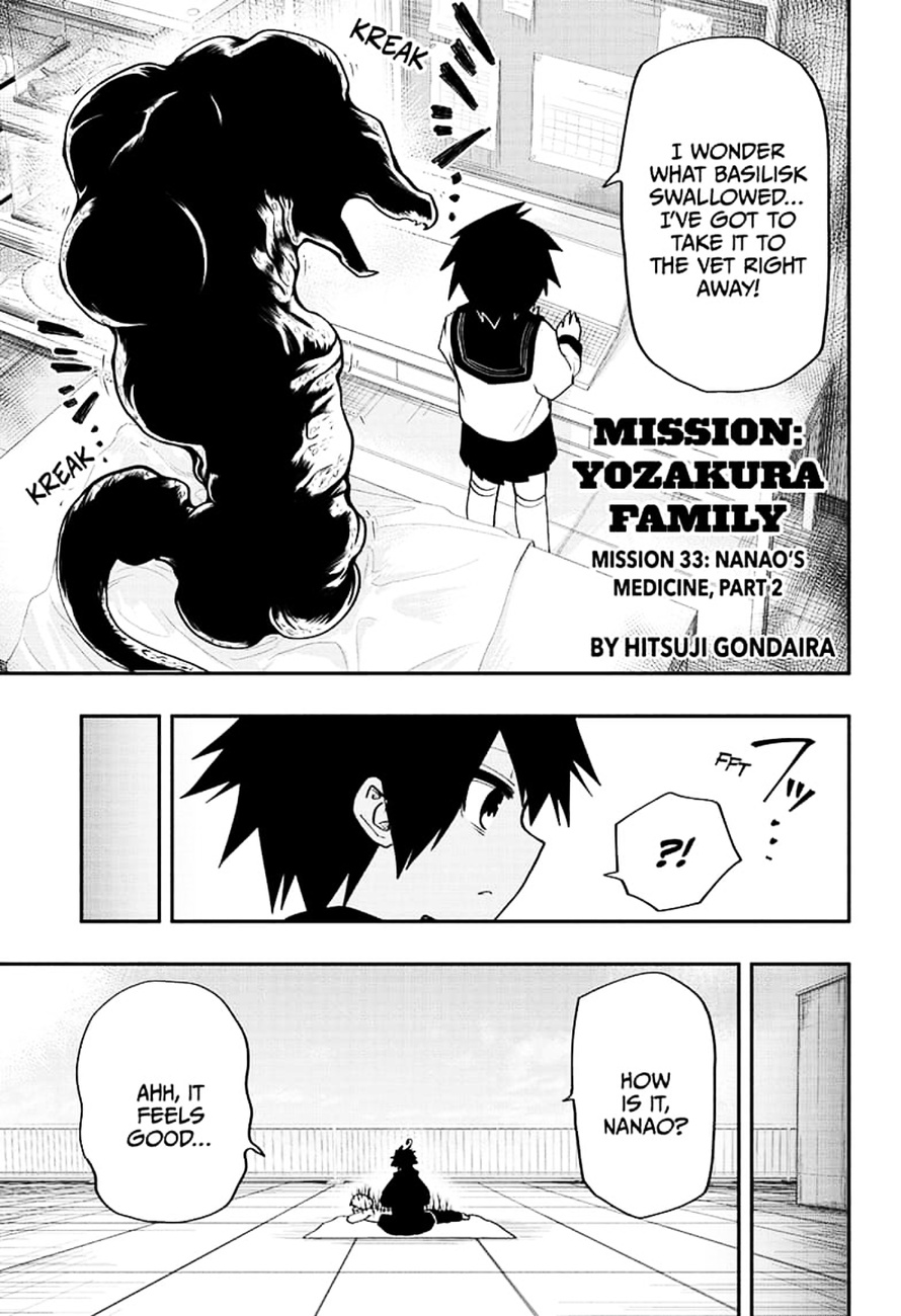 Mission Yozakura Family Chapter 33 Page 1