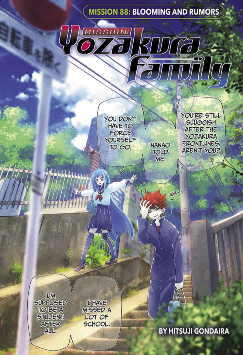 Mission Yozakura Family Chapter 88 Page 1