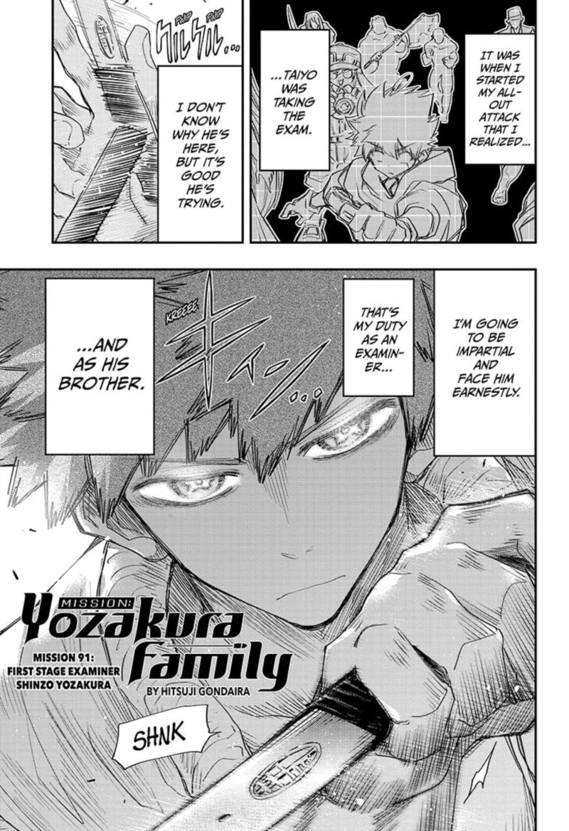 Mission Yozakura Family Chapter 91 Page 1