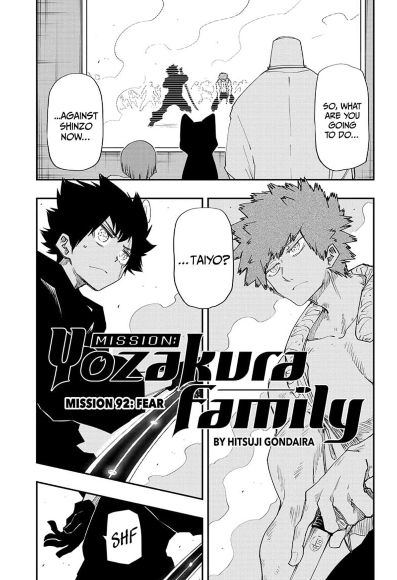 Mission Yozakura Family Chapter 92 Page 1