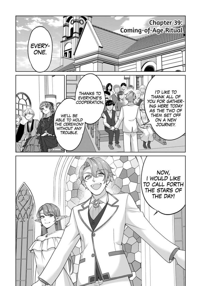 Mizu Shika Denai Shingu Cup Wo Sazukatta Boku Wa Fumou No Ryouchi De Suki Ni Ikiru Koto Ni Shimashita Chapter 39 Page 1