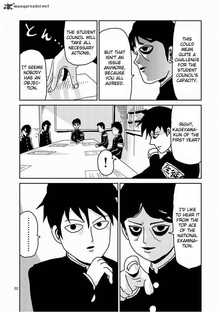 Mob Psycho 100 Chapter 20 Page 22