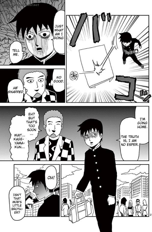 Mob Psycho 100 Chapter 24 Page 21