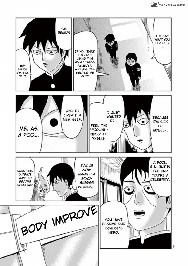 Mob Psycho 100 Chapter 27 Page 9