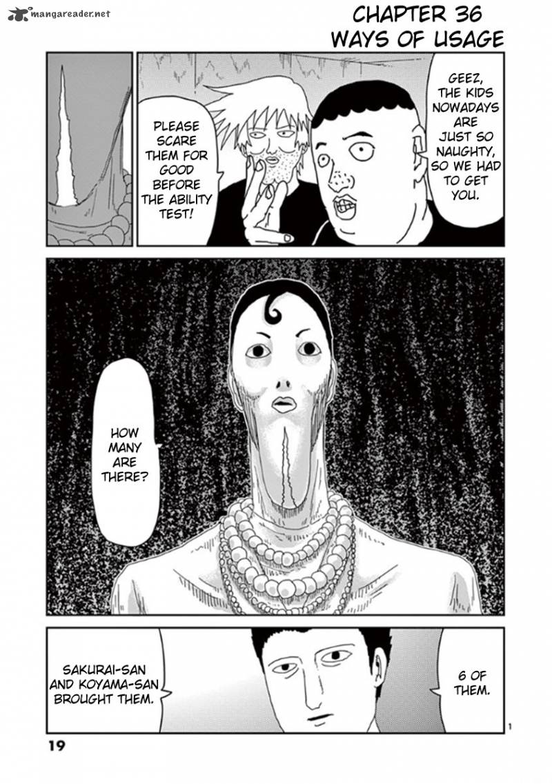 Mob Psycho 100 Chapter 36 Page 1