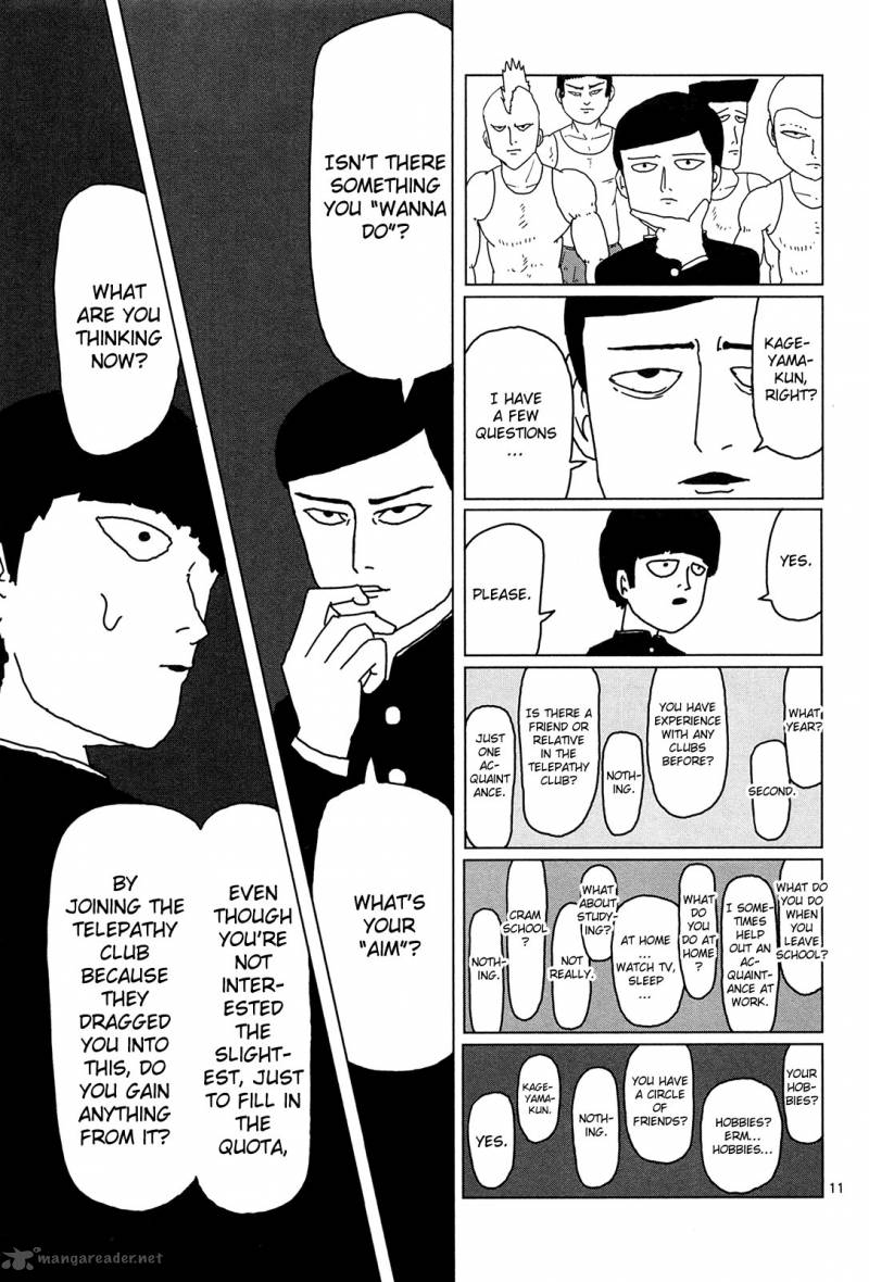 Mob Psycho 100 Chapter 4 Page 11