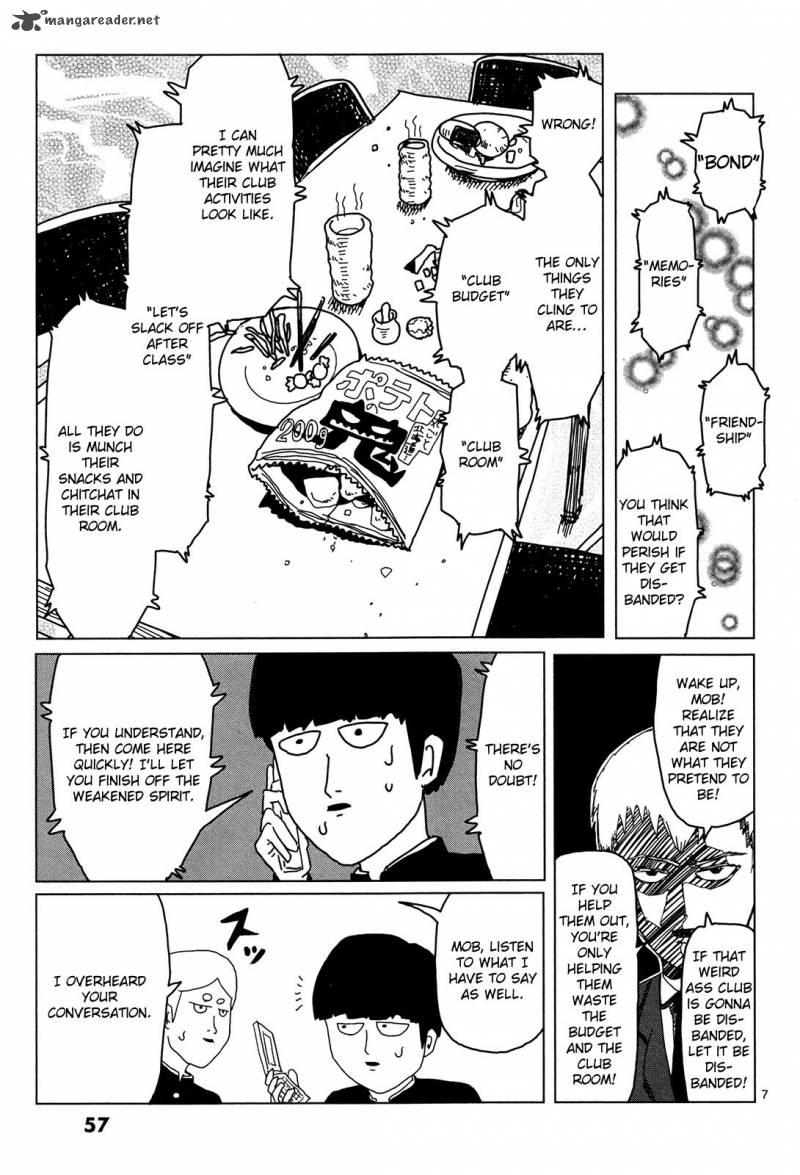 Mob Psycho 100 Chapter 4 Page 7