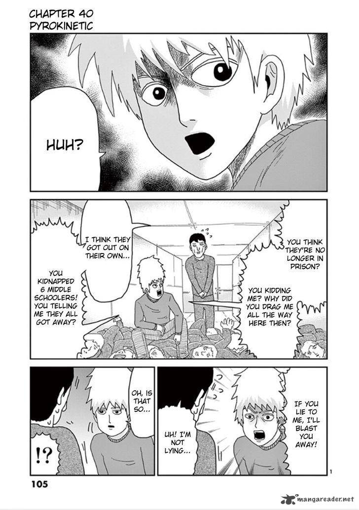 Mob Psycho 100 Chapter 40 Page 1