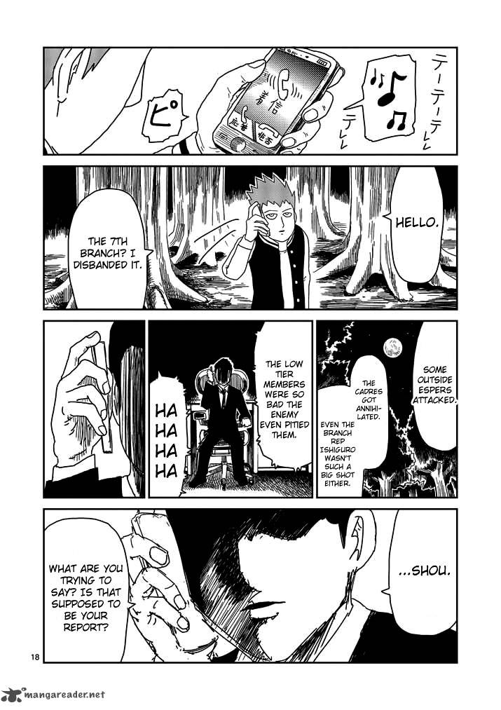 Mob Psycho 100 Chapter 49 Page 18