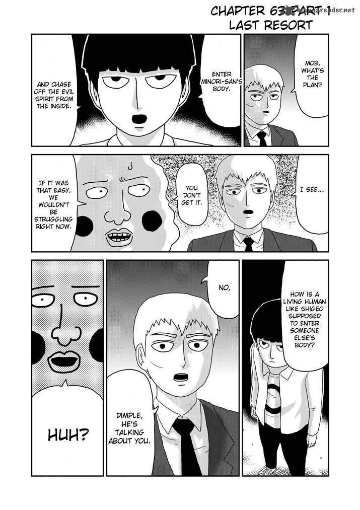 Mob Psycho 100 Chapter 63 Page 1