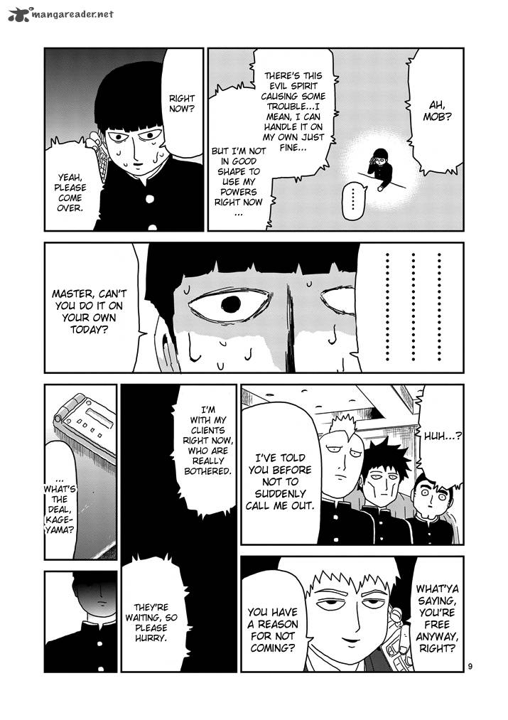 Mob Psycho 100 Chapter 68 Page 9