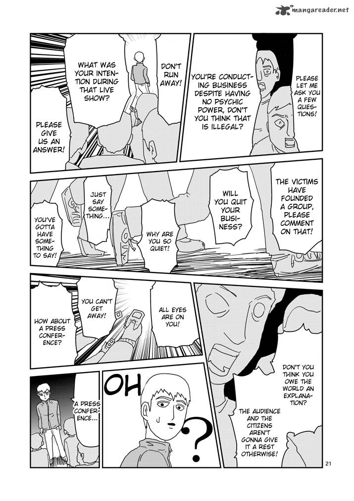 Mob Psycho 100 Chapter 72 Page 21