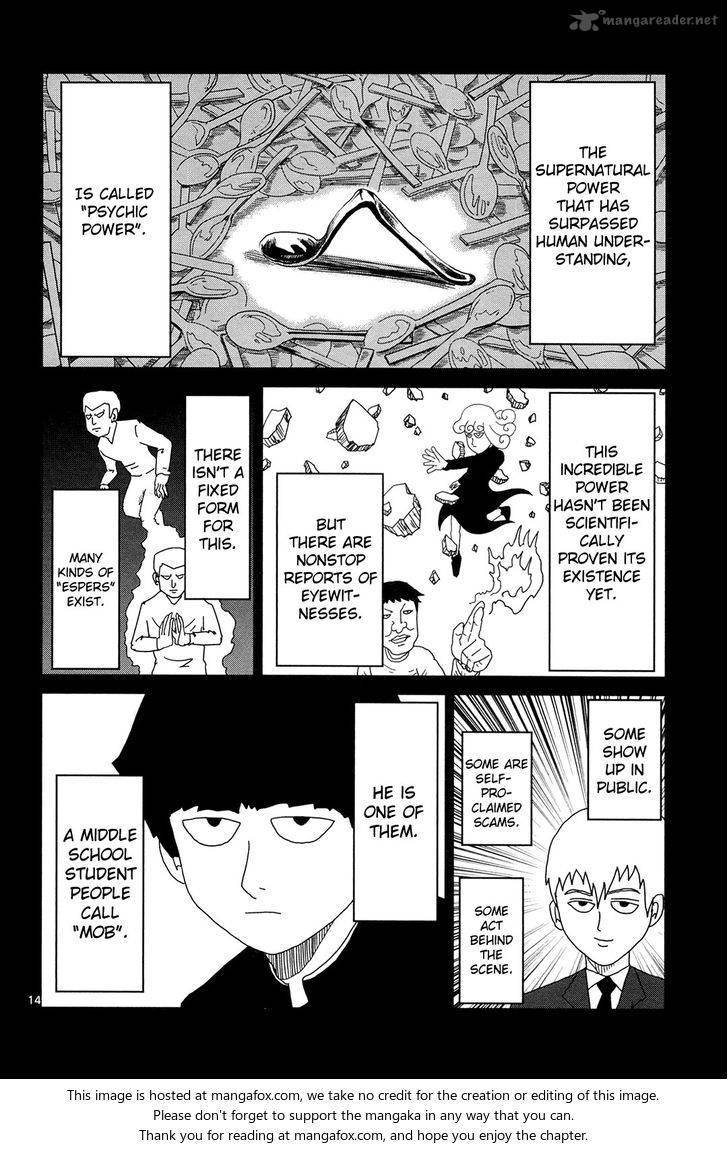 Mob Psycho 100 Chapter 8 Page 14