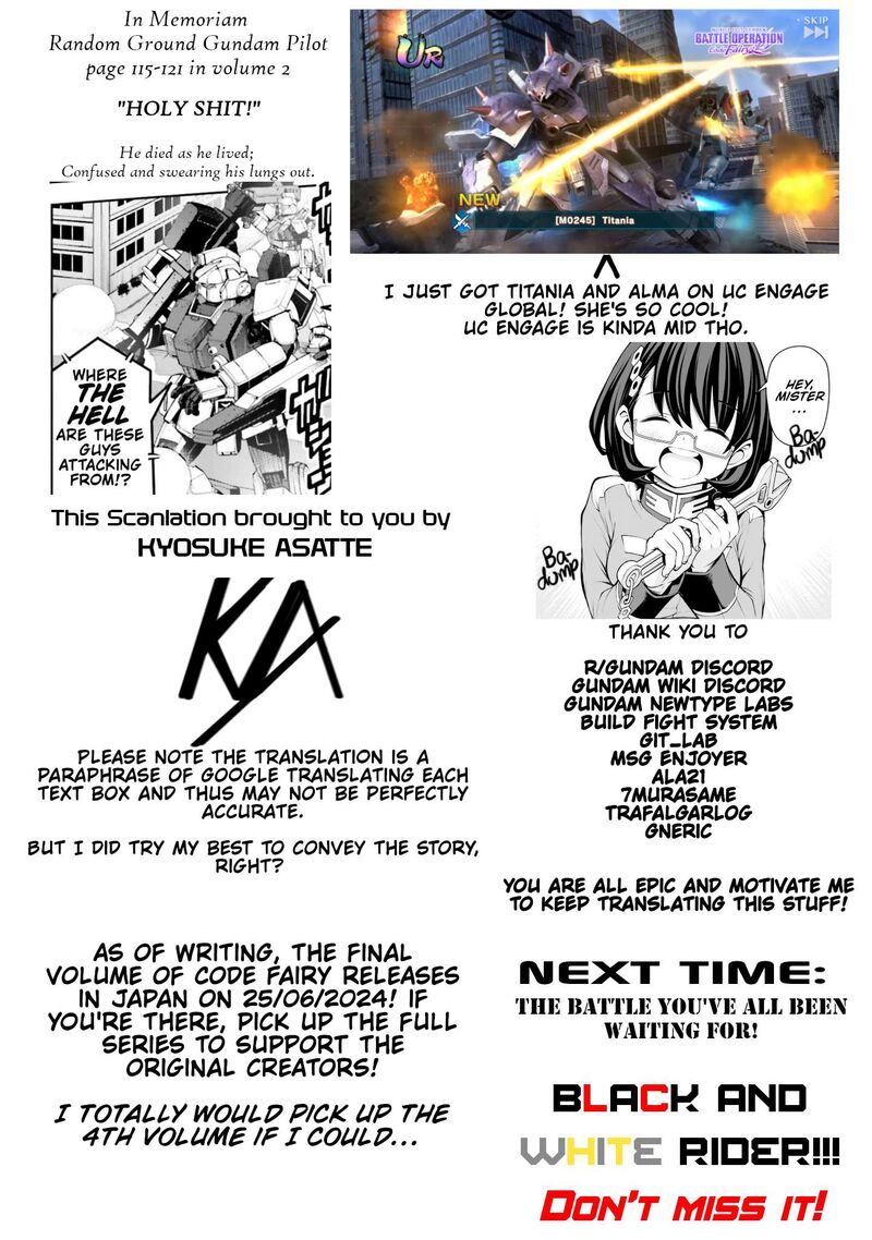 Mobile Suit Gundam Battle Operation Code Fairy Chapter 9 Page 45