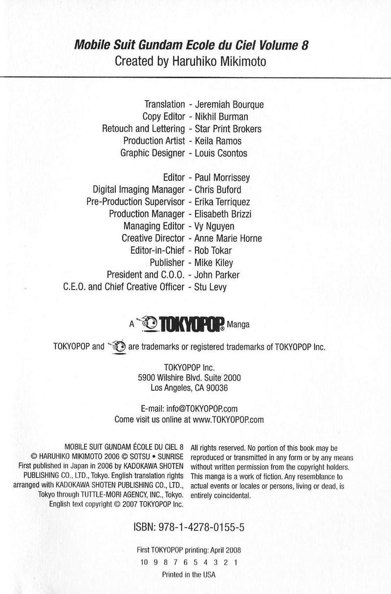 Mobile Suit Gundam Ecole Du Ciel Chapter 44 Page 6