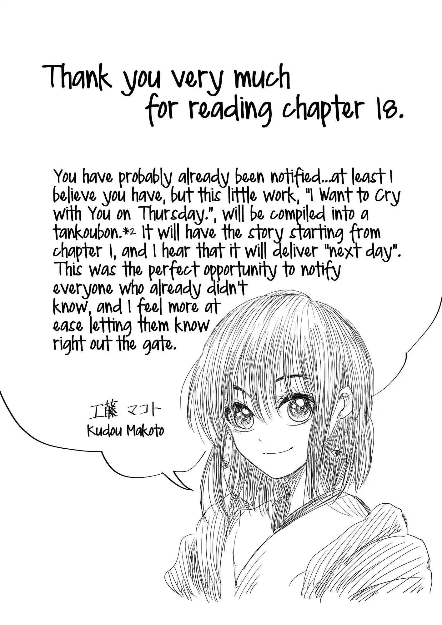 Mokuyoubi Wa Kimi To Nakitai Chapter 18 Page 15