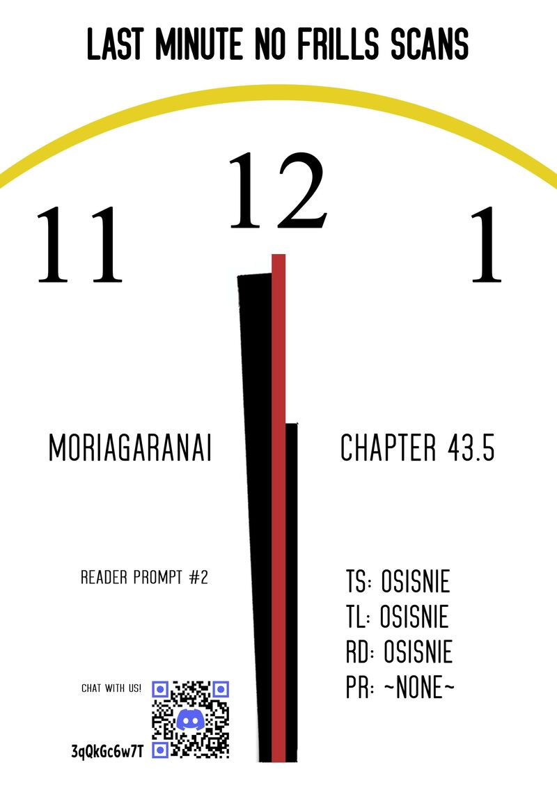 Moriagaranai Date Chapter 43e Page 3