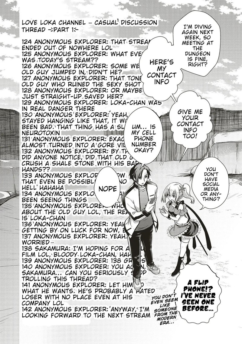 Moto Saikyo Tansakusha No Ojisan Bishojo Haishinsha O Tasukete Obazuri Shite Shimatta Chapter 1 Page 37