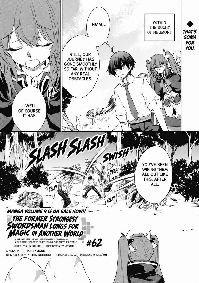 Moto Saikyou No Kenshi Wa Isekai Mahou Ni Akogareru Chapter 62 Page 1