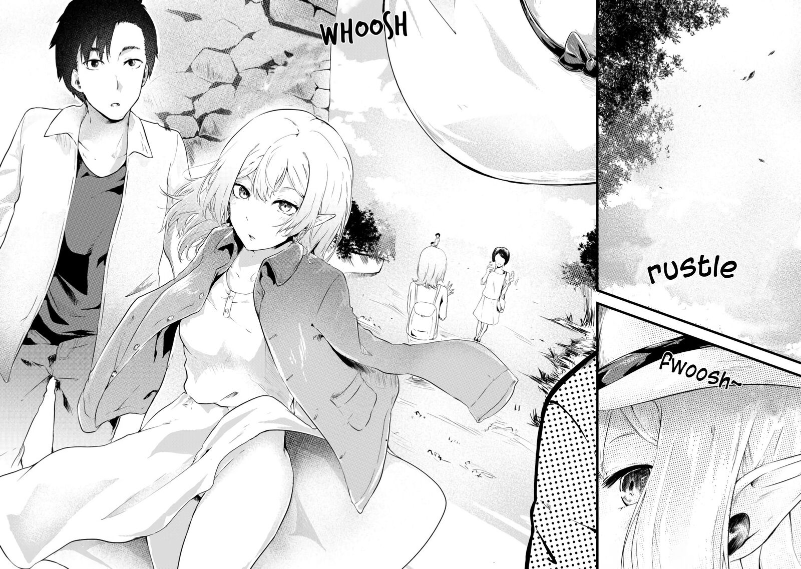 Mujintou De Elf To Kyoudou Seikatsu Chapter 3b Page 3