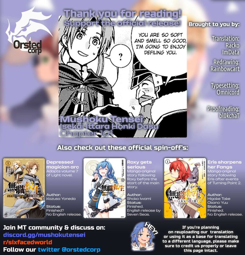 Mushoku Tensei Isekai Ittara Honki Dasu Chapter 101 Page 35