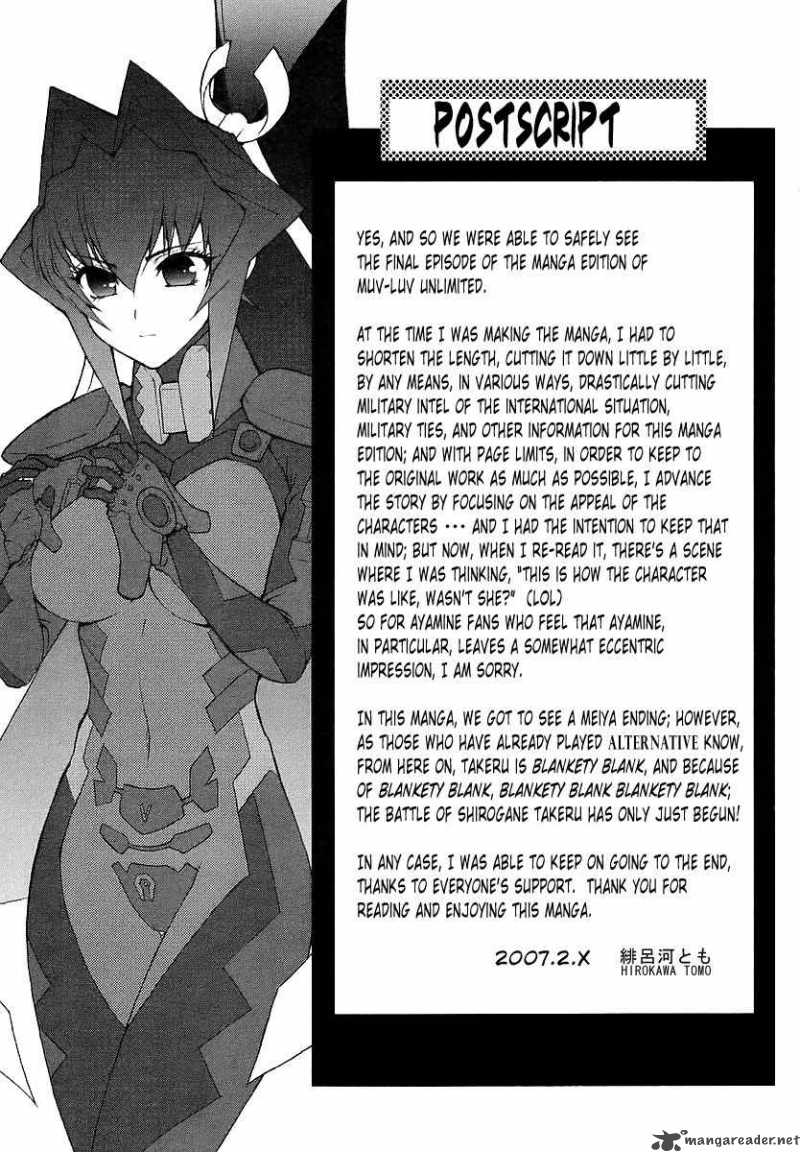 Muvluv Unlimited Chapter 30 Page 29