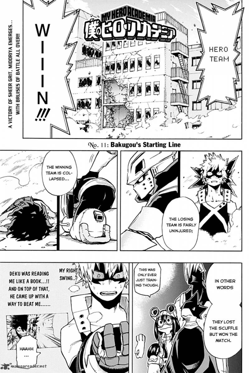 My Hero Academia Chapter 11 Page 3